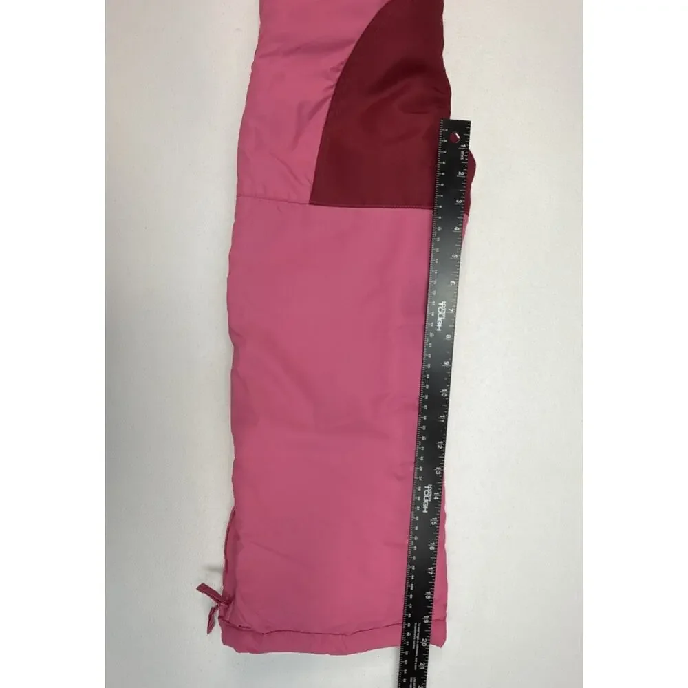 Arctic Hero Kids One Piece Snowsuit Pink Jumpsuit Waterproof Winter Size 8/10
